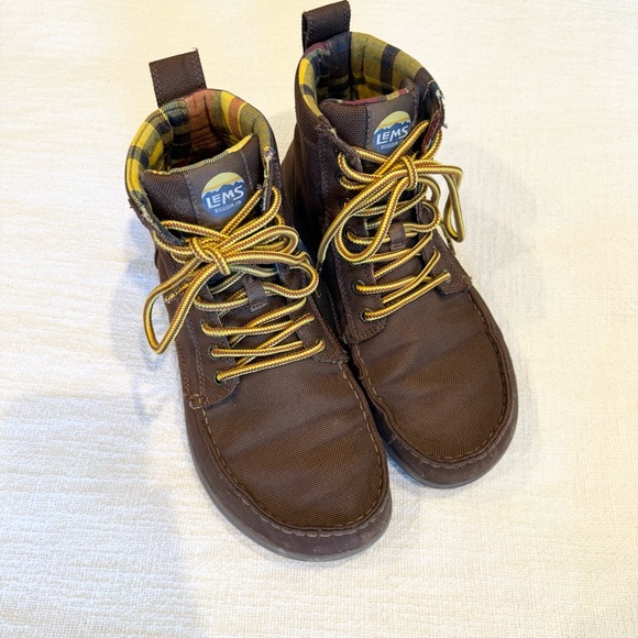 Lems Boulder Vegan Boot Men Women’s 9.5 Brown Outdoor Hiking Camping Gorpcore - Picture 2 of 10
